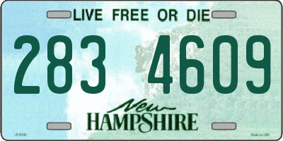 NH license plate 2834609