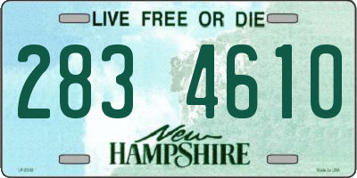 NH license plate 2834610