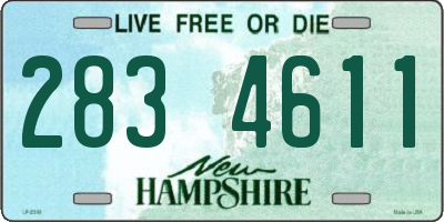 NH license plate 2834611