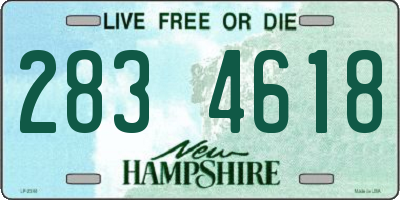 NH license plate 2834618