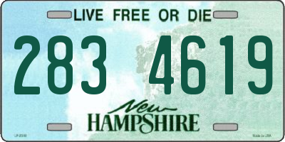NH license plate 2834619