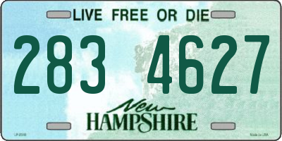 NH license plate 2834627