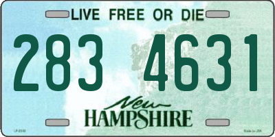 NH license plate 2834631