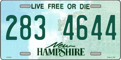 NH license plate 2834644