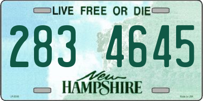 NH license plate 2834645