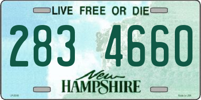 NH license plate 2834660