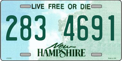 NH license plate 2834691