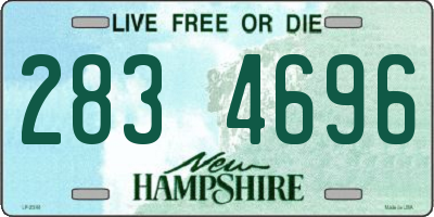 NH license plate 2834696