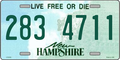 NH license plate 2834711