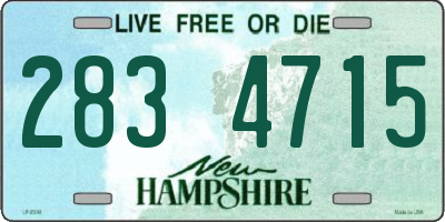 NH license plate 2834715