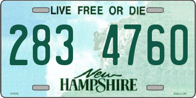 NH license plate 2834760