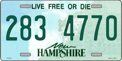 NH license plate 2834770