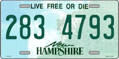 NH license plate 2834793