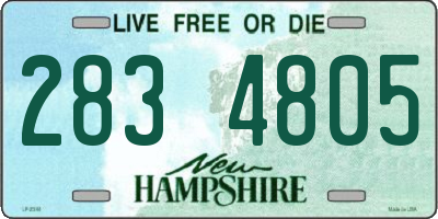 NH license plate 2834805