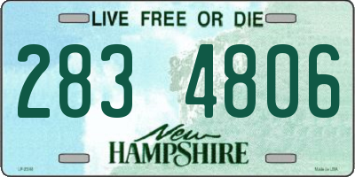 NH license plate 2834806