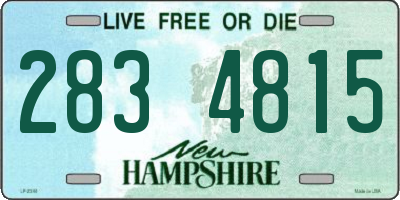 NH license plate 2834815