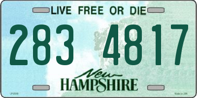 NH license plate 2834817