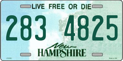 NH license plate 2834825