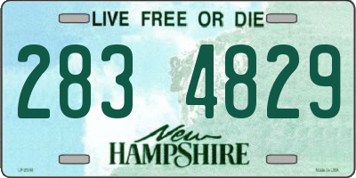 NH license plate 2834829