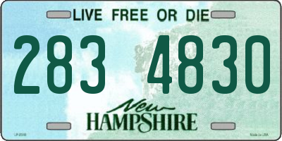 NH license plate 2834830