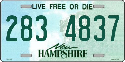 NH license plate 2834837