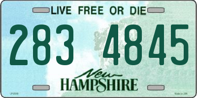 NH license plate 2834845