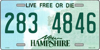 NH license plate 2834846