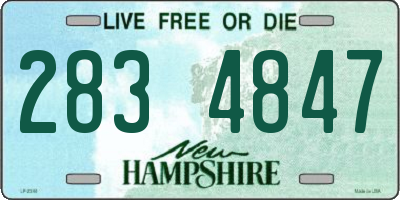 NH license plate 2834847