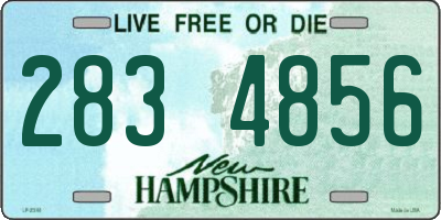 NH license plate 2834856