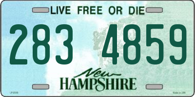 NH license plate 2834859