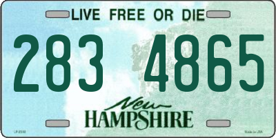 NH license plate 2834865