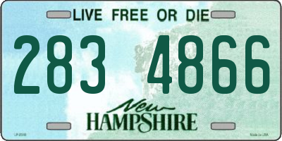 NH license plate 2834866