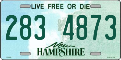 NH license plate 2834873