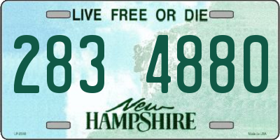 NH license plate 2834880