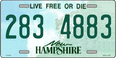 NH license plate 2834883