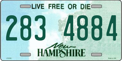 NH license plate 2834884