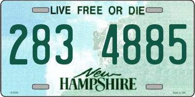 NH license plate 2834885