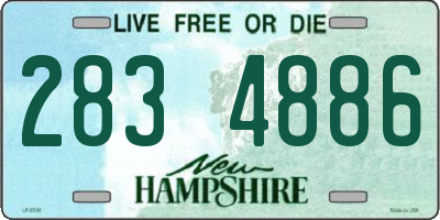 NH license plate 2834886
