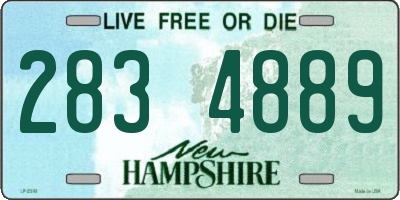 NH license plate 2834889