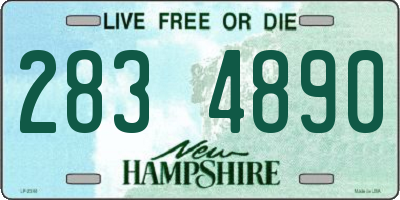 NH license plate 2834890