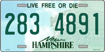 NH license plate 2834891