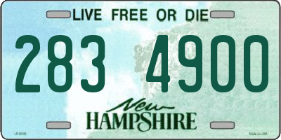 NH license plate 2834900