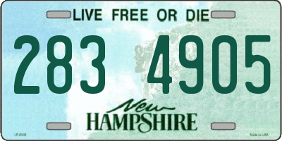 NH license plate 2834905