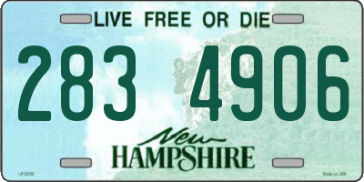 NH license plate 2834906