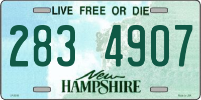 NH license plate 2834907
