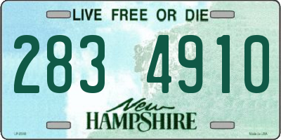 NH license plate 2834910
