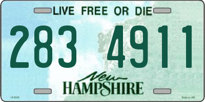 NH license plate 2834911