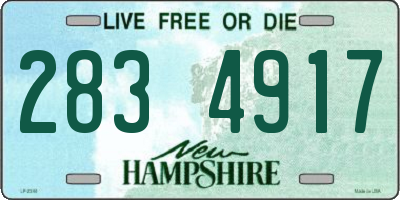 NH license plate 2834917