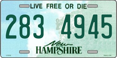 NH license plate 2834945