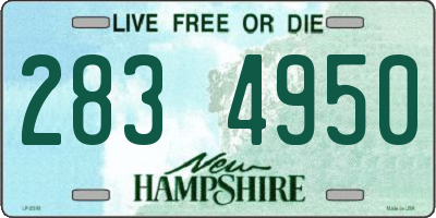 NH license plate 2834950